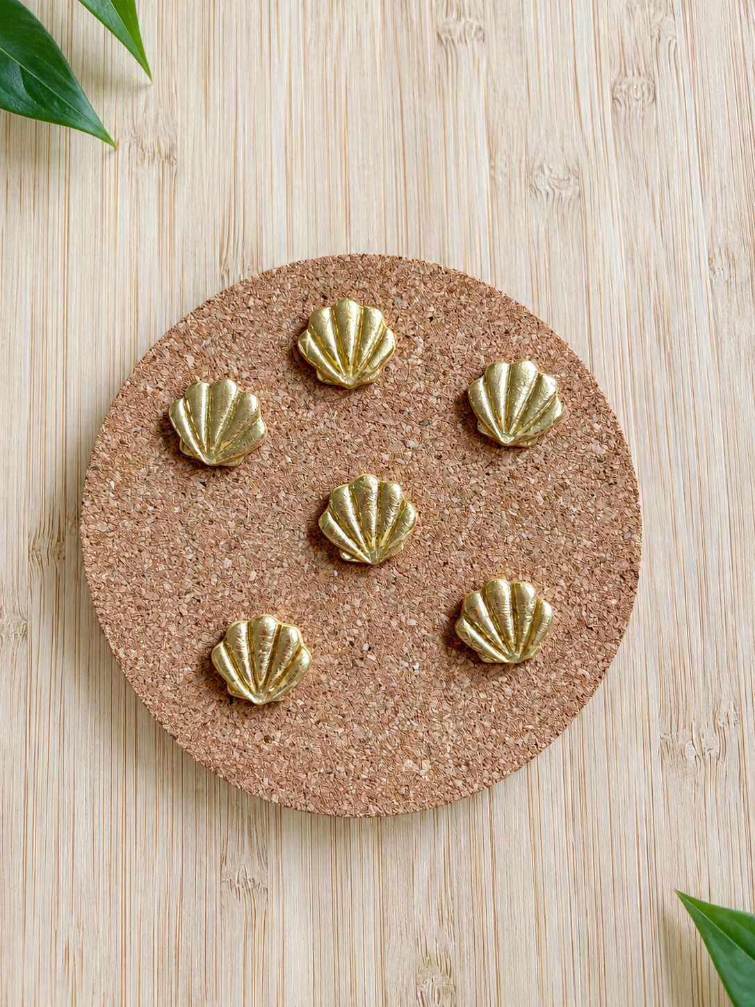 Gold Clam Shells